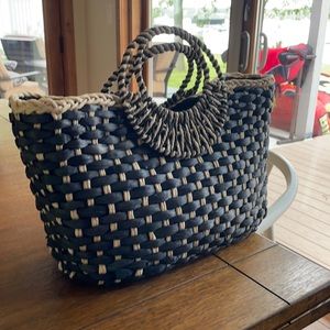 Nordstrom woven straw purse